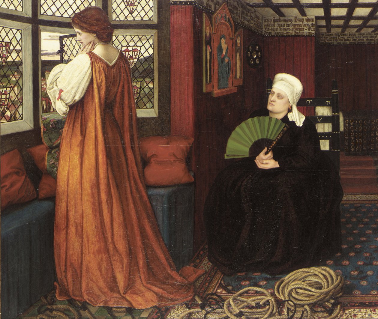 Juliet und ihre Amme von John Roddam Spencer Stanhope