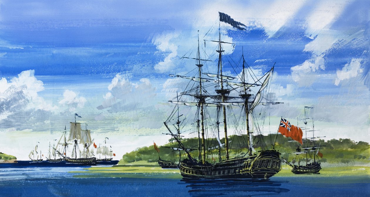 Britisches Schiff von John S. Smith
