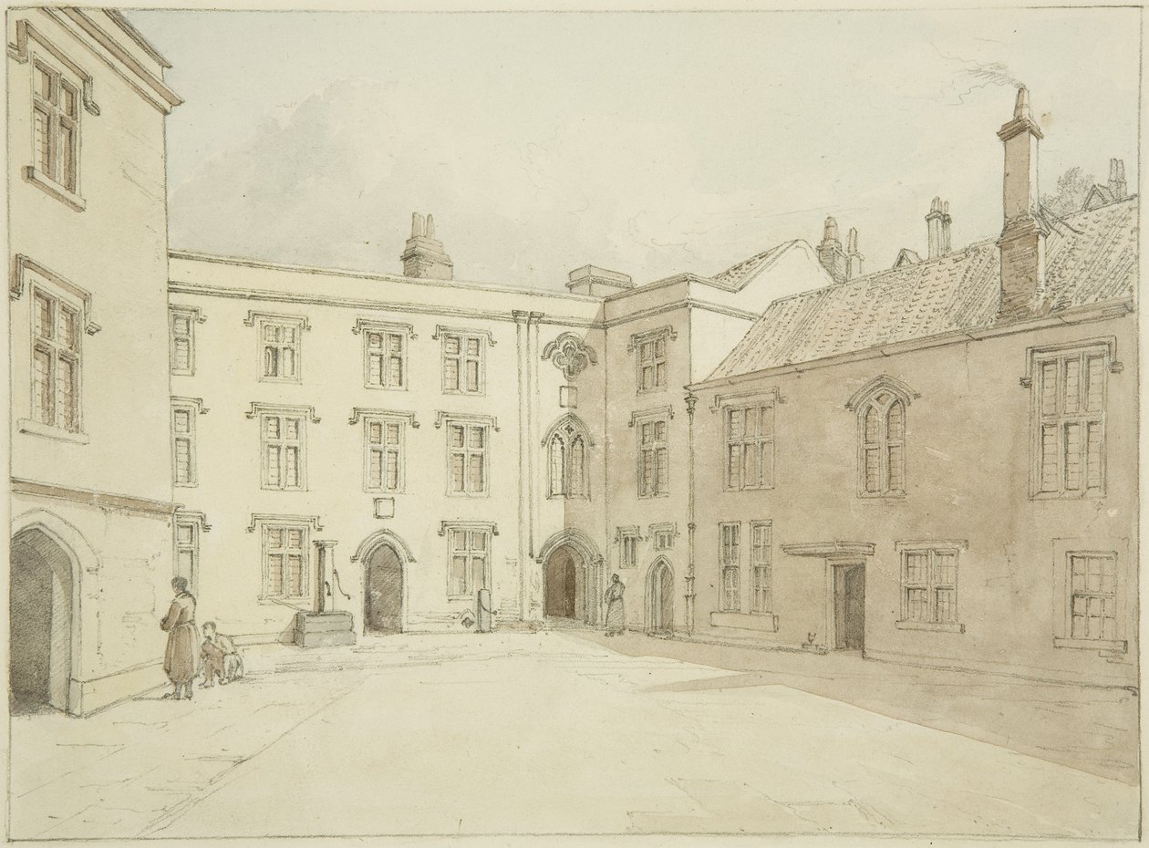 Innenansicht der Stadtschule in der Christmas Street von John Sanders