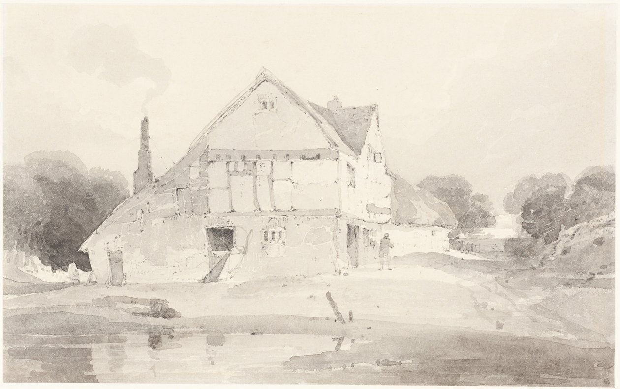 Ein Cottage in Dorking in Surrey von John Sell Cotman
