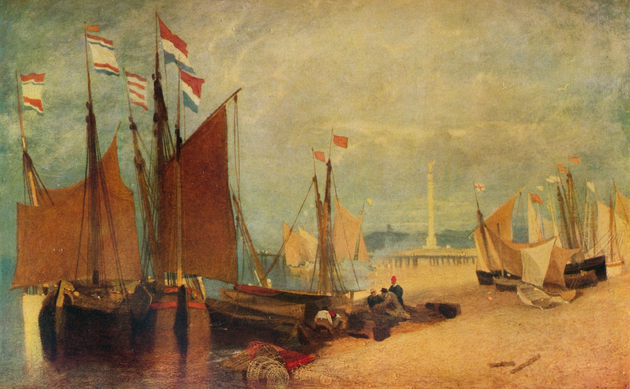 Niederländische Boote vor Yarmouth, Preise während des Krieges von John Sell Cotman