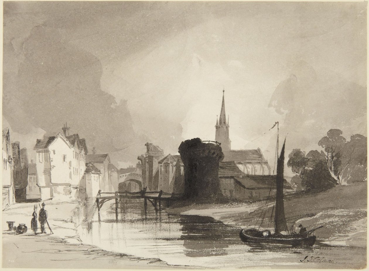 Flusslandschaft von John Sell Cotman