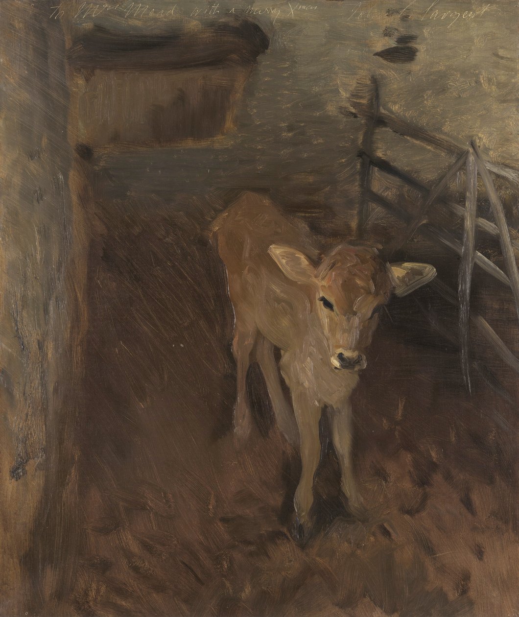 Ein Jersey-Kalb, 1893 von John Singer Sargent