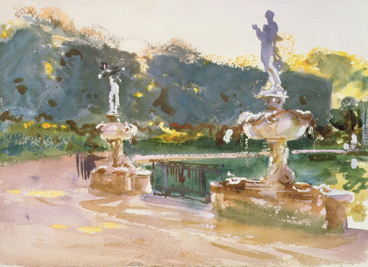 Boboli-Gärten, ca. 1907 von John Singer Sargent