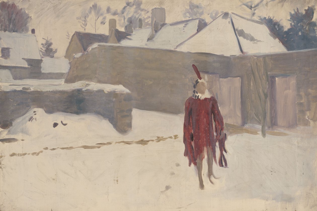 Männchen im Schnee von John Singer Sargent