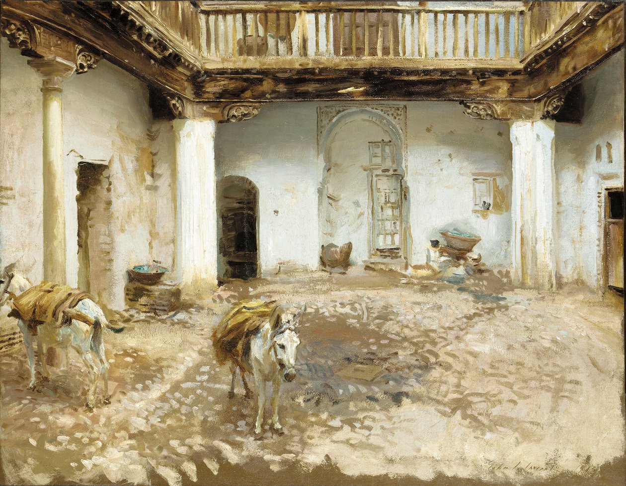 Maurischer Innenhof von John Singer Sargent