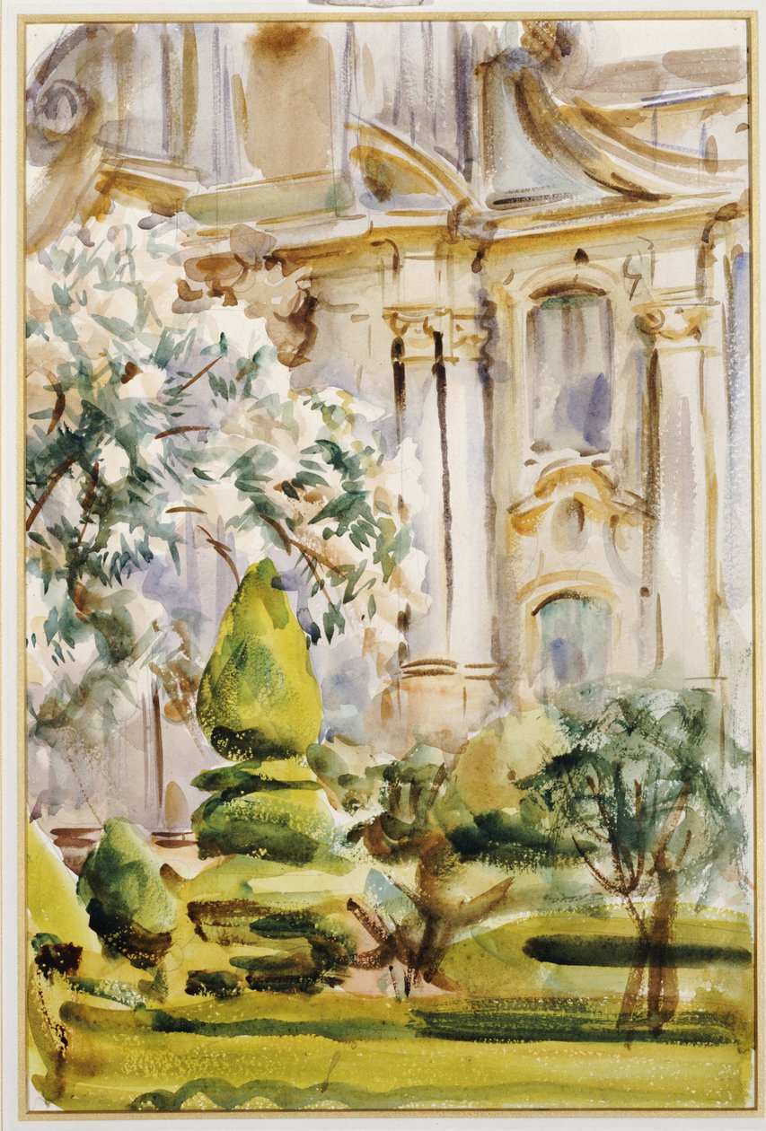 Palast und Gärten, Spanien, 1912 von John Singer Sargent