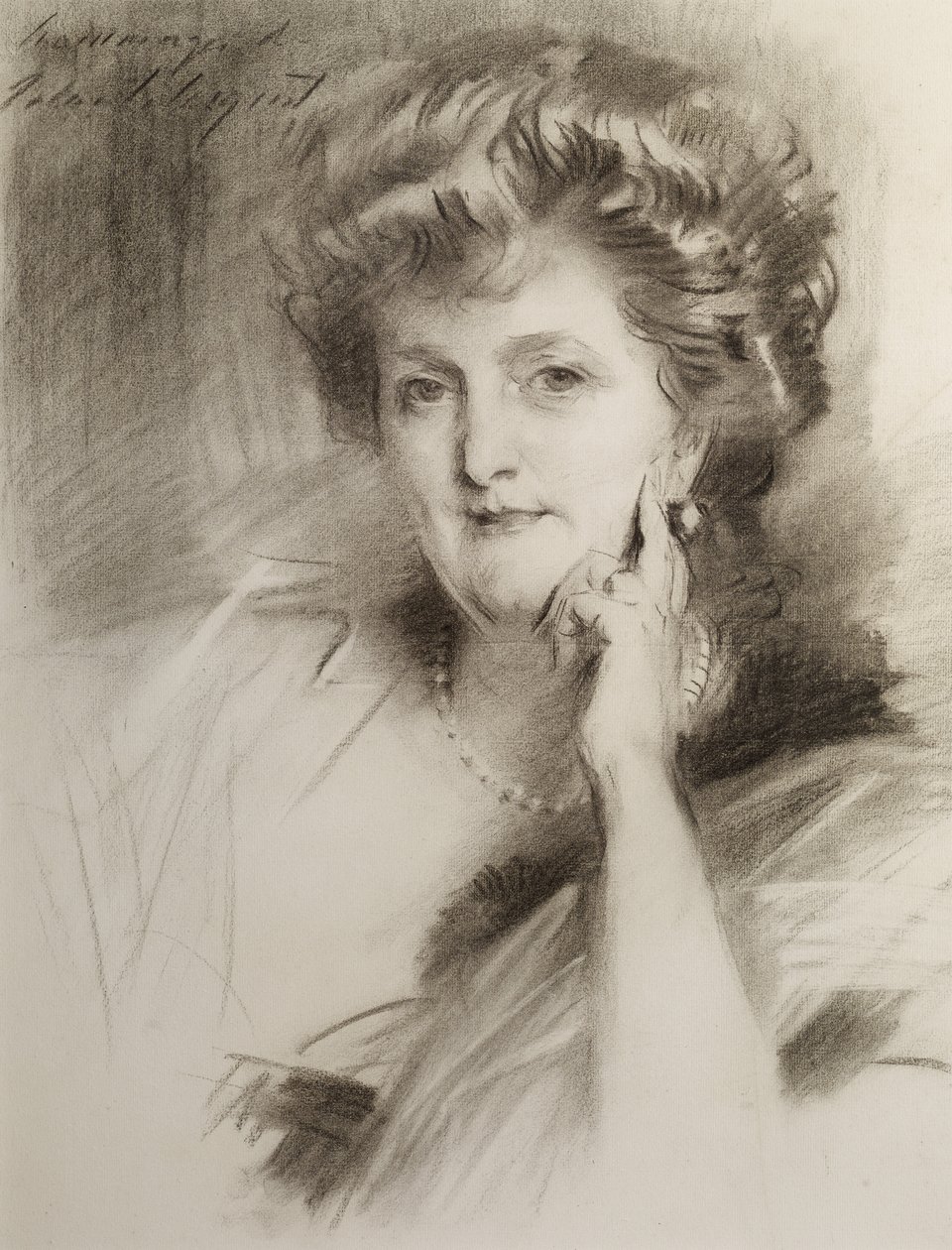 Porträt einer Frau, nach 1900 von John Singer Sargent