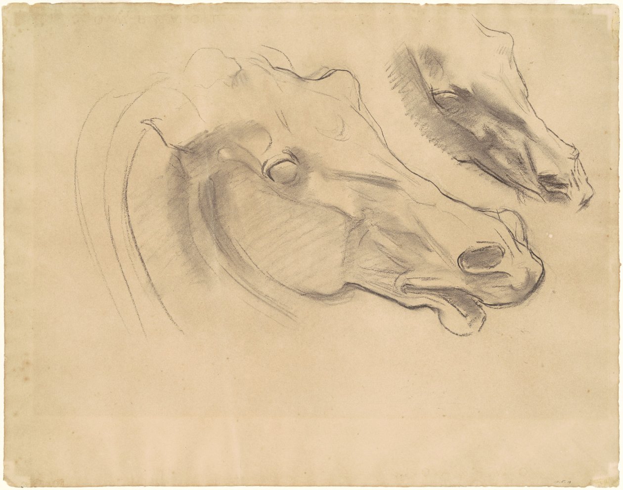 Studien für Apollo in seinem Wagen mit den Stunden, 1922-1925 von John Singer Sargent