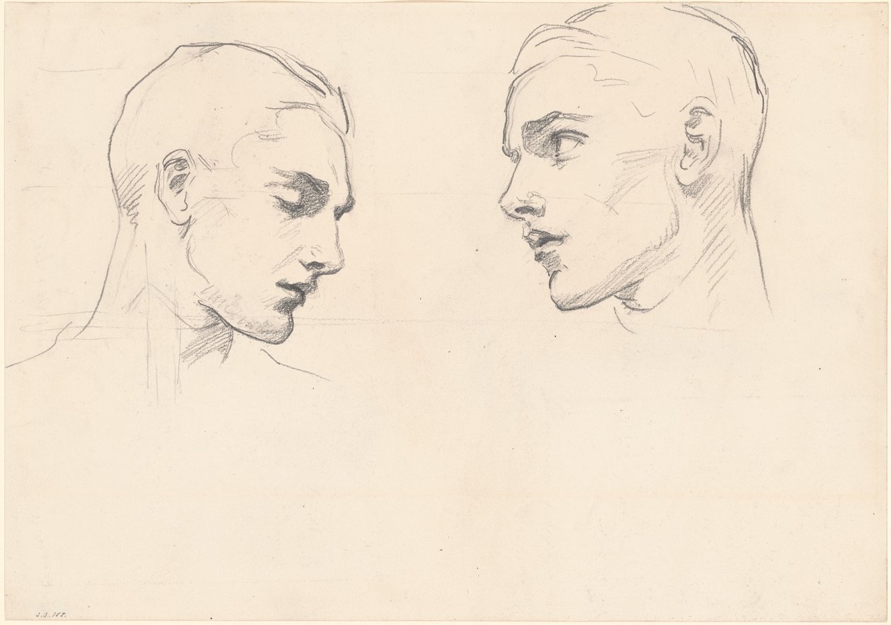 Studien eines Männerkopfes von John Singer Sargent