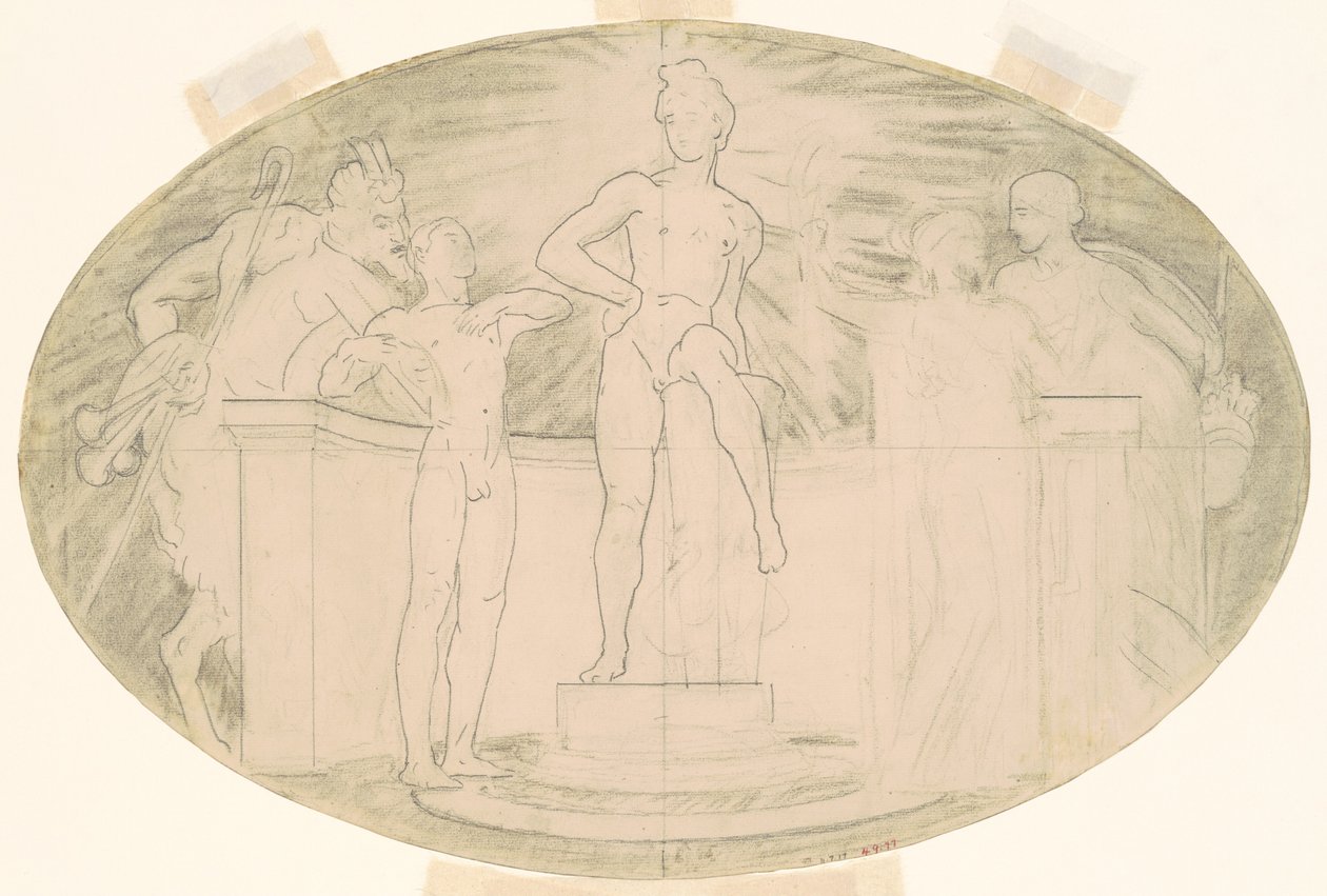 Studie für "Klassische und Romantische Kunst" von John Singer Sargent