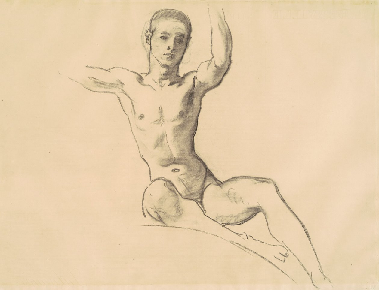 Studie für Figur über Musik von John Singer Sargent