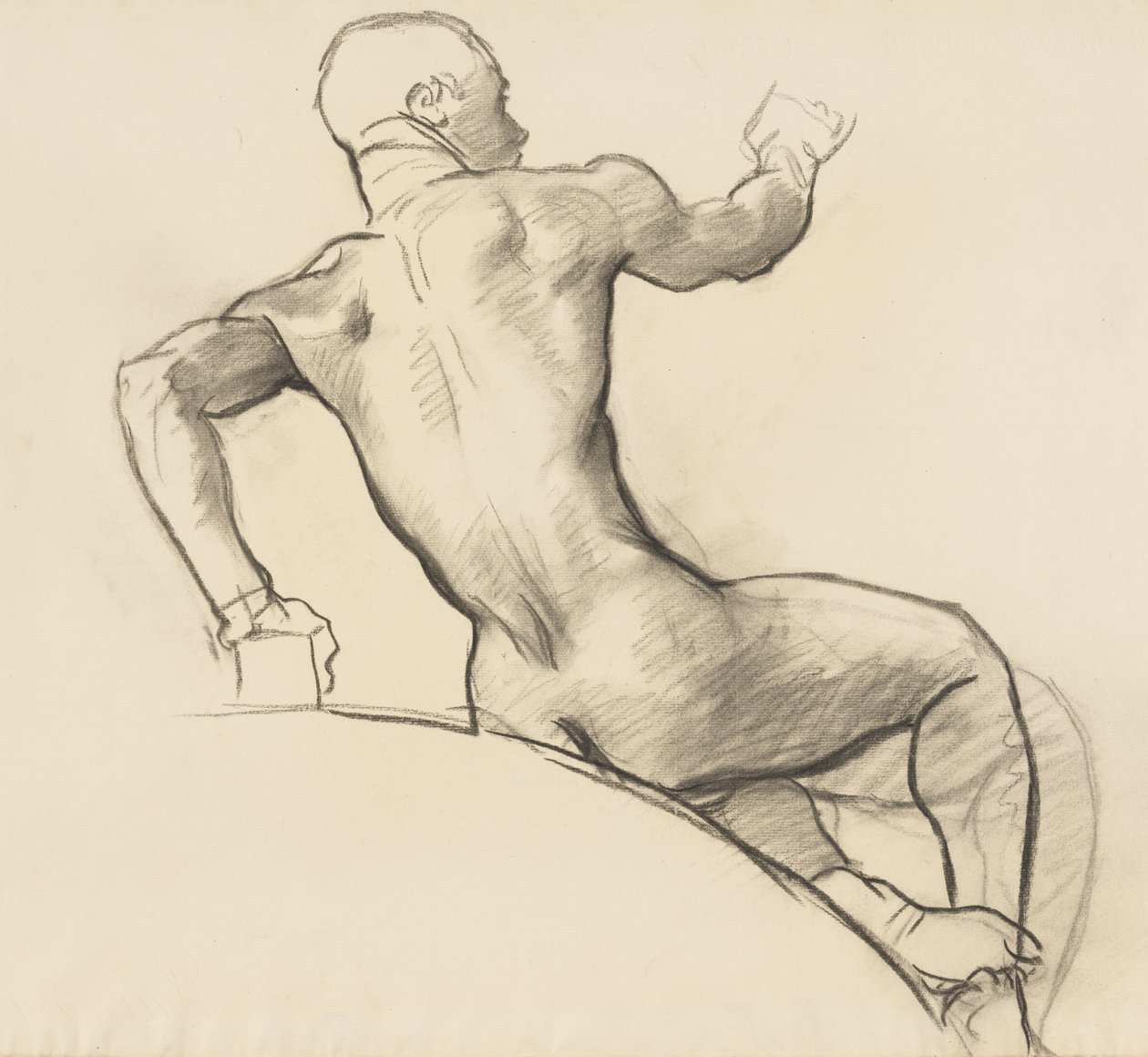 Studie für Kartusche über Musik, Rondell, Rotunde, Museum of Fine Arts, Boston von John Singer Sargent