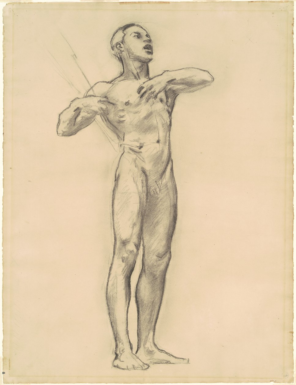 Studie von Orpheus für "Klassische und romantische Kunst" von John Singer Sargent
