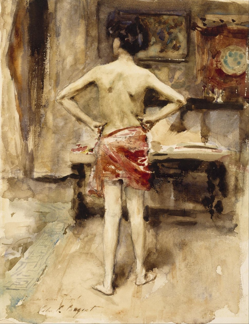 Das Modell von John Singer Sargent