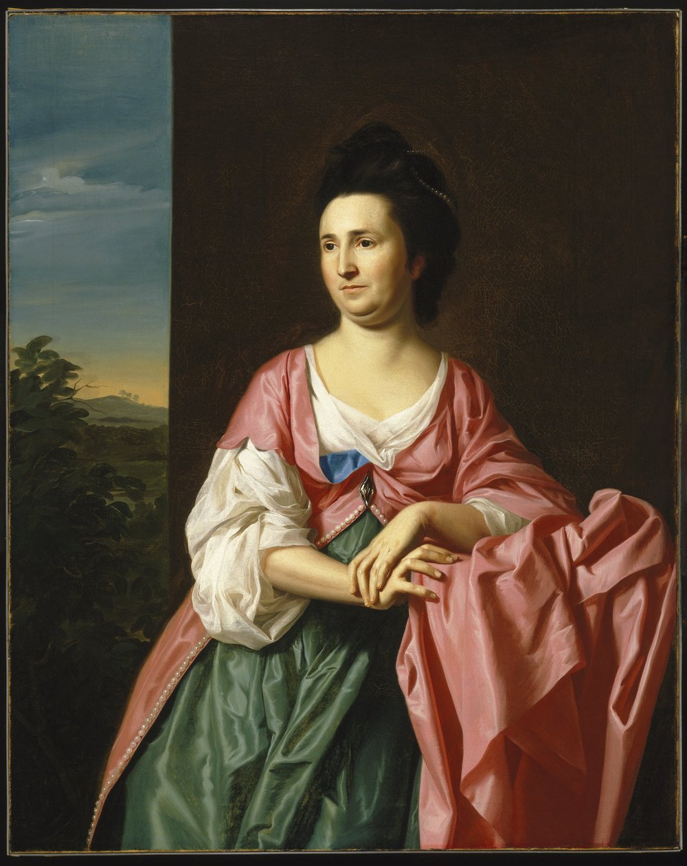 Mrs. Sylvester Gardiner, geborene Abigail Pickman, früher Mrs. William Eppes von John Singleton Copley