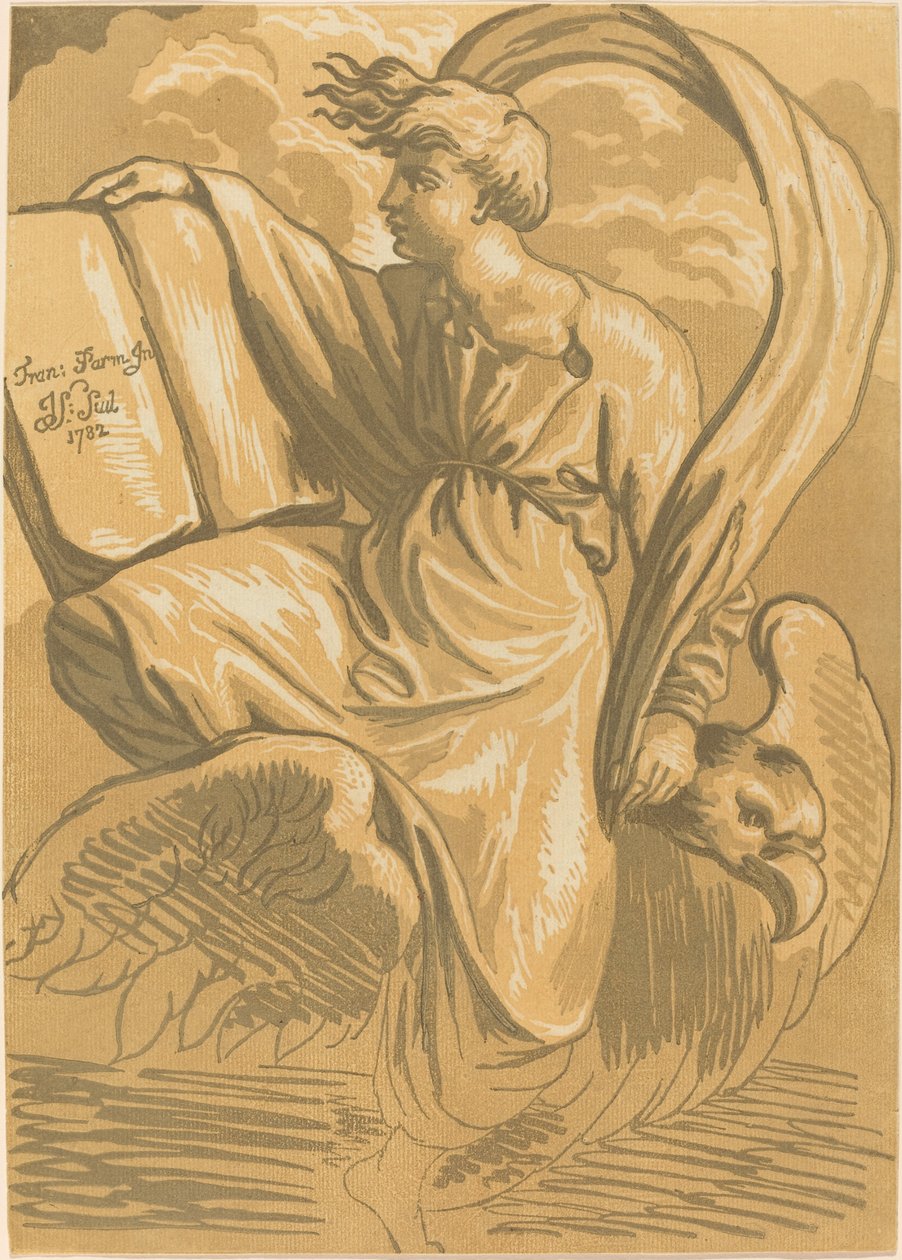 Heiliger Johannes der Evangelist von John Skippe after Parmigianino