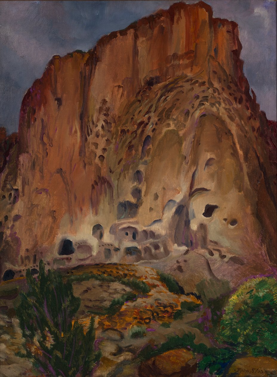Klippenwohnungen, Pajarito von John French Sloan