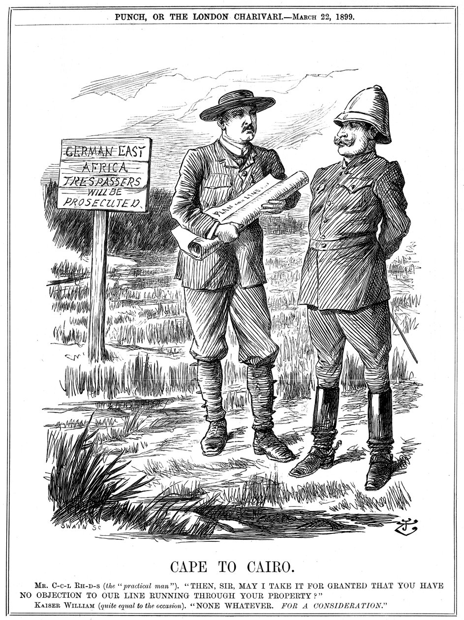 Kapstadt nach Kairo, 1899 von John Tenniel