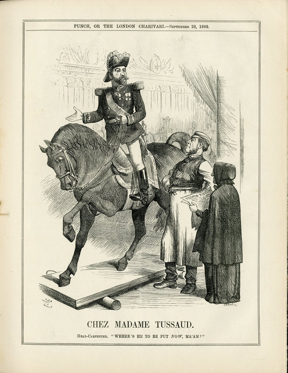 Illustration von John Tenniel (1820-1914) in Punch von John Tenniel