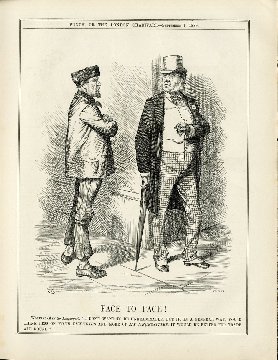 Illustration von John Tenniel in Punch von John Tenniel
