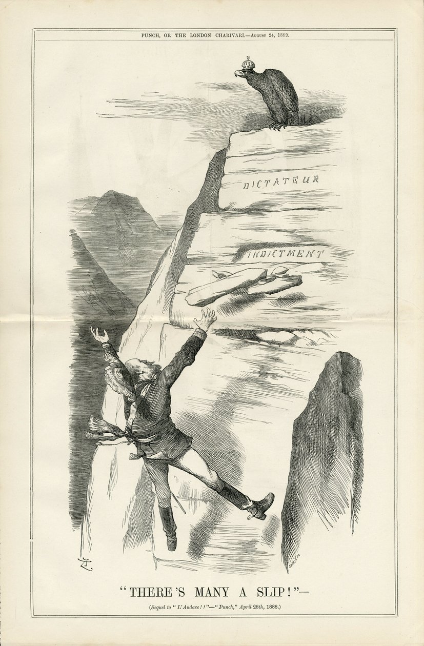 Illustration von John Tenniel (1820-1914) in Punch von John Tenniel