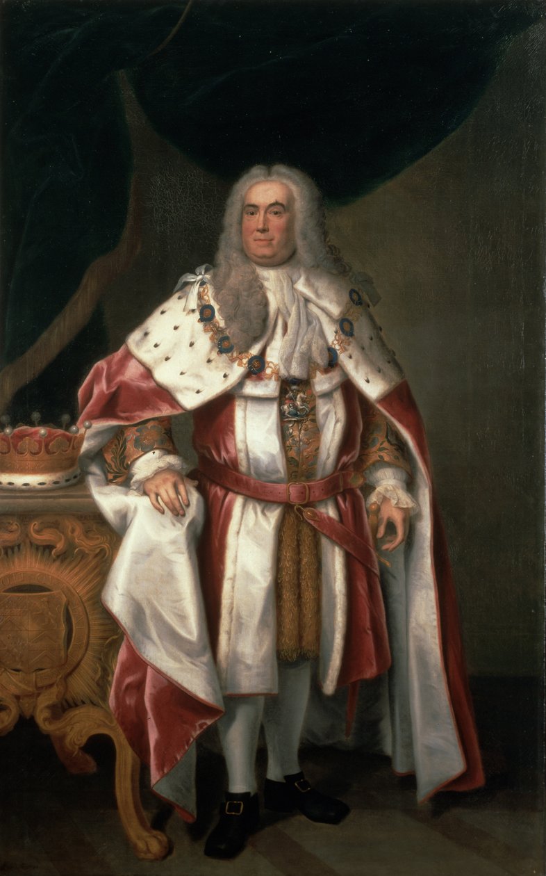 Porträt von Sir Robert Walpole (1676-1745), Earl of Orford von John Theodore Heins