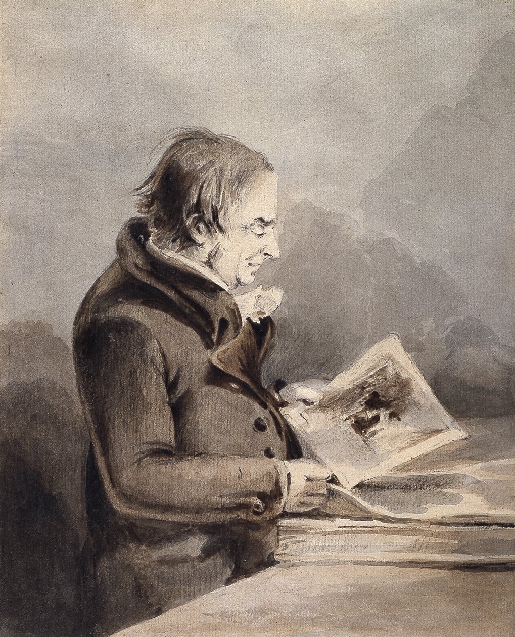 J.M.W. Turner im British Museum von John Thomas Smith