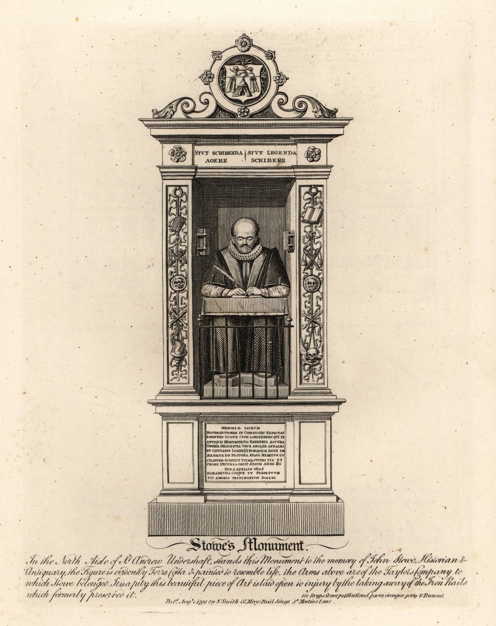 John Stowe, Historiker und Antiquar von John Thomas Smith