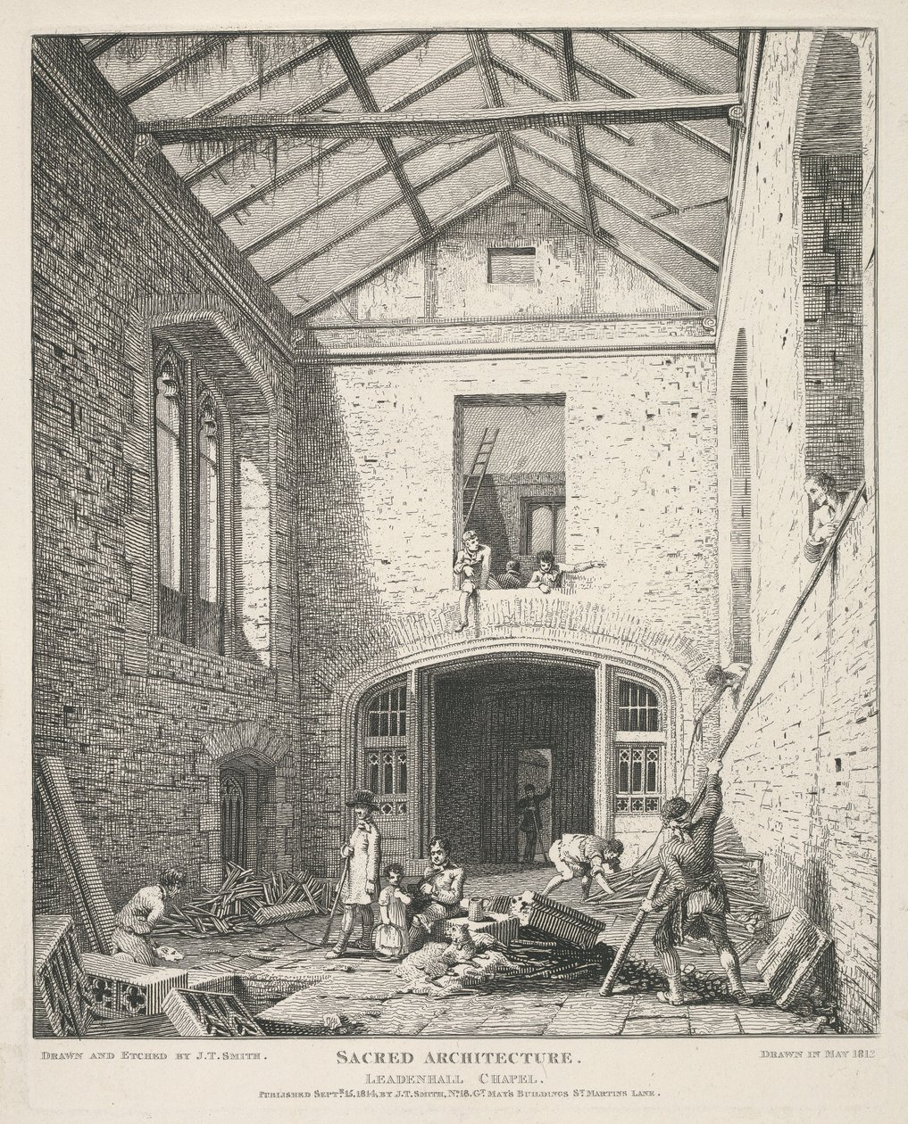 Leadenhall-Kapelle von John Thomas Smith