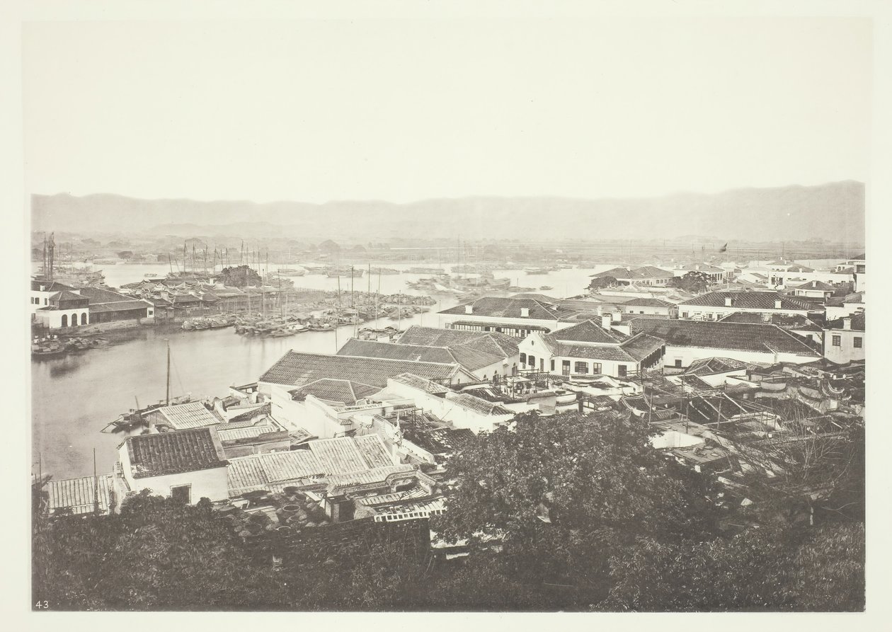 Foochow Ausländische Siedlung, ca. 1868 von John Thomson