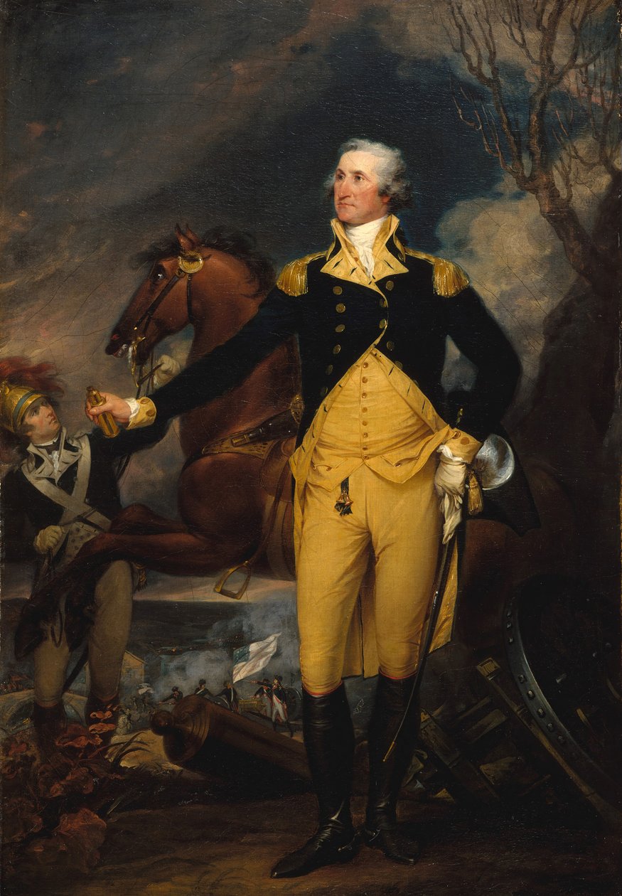 George Washington vor der Schlacht von Trenton von John Trumbull