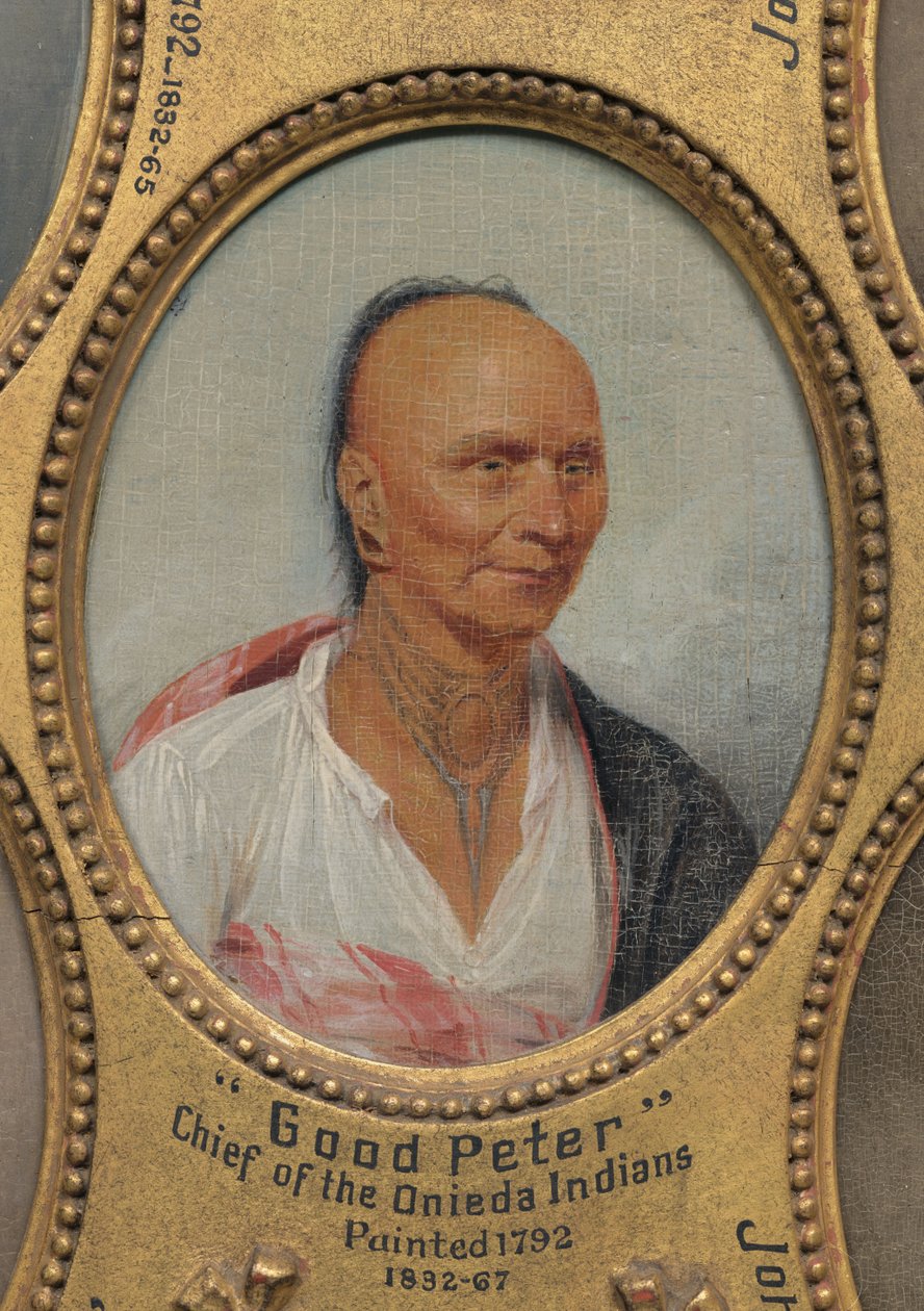 „Guter Peter“, Häuptling der Oneida-Indianer (ca. 1717-1793) von John Trumbull