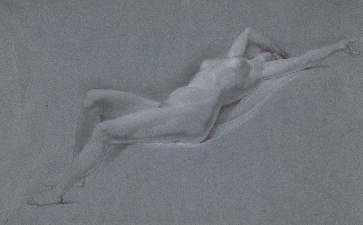 Liegender Akt, Vorderansicht von John Trumbull