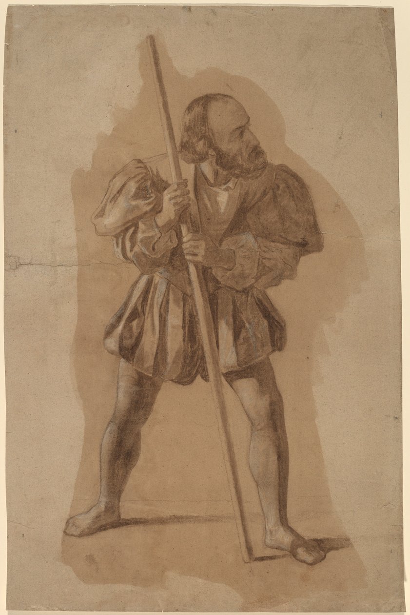 Figurenkostümstudie für Columbus-Wandbild, Washington, D.C. von John Vanderlyn