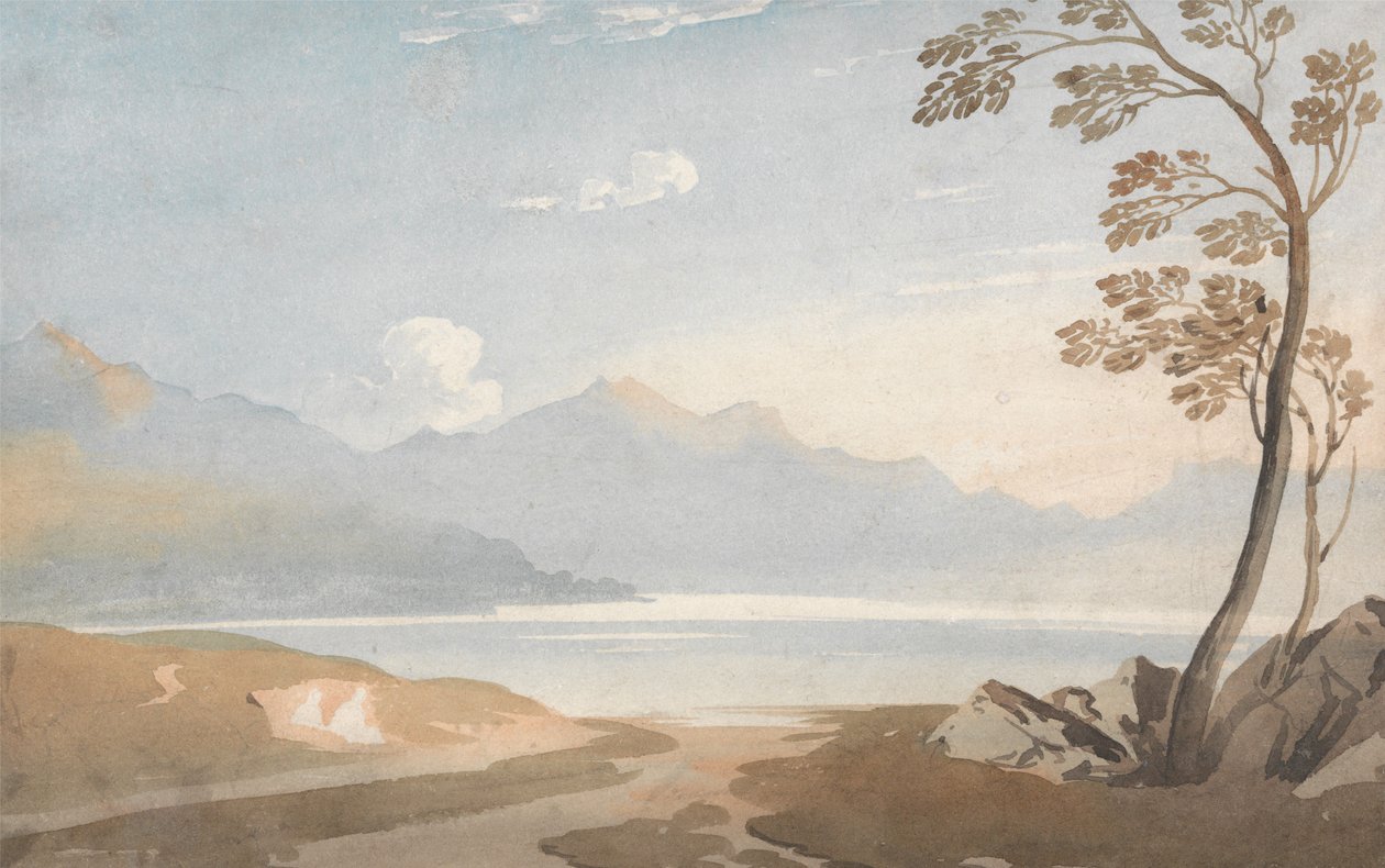 Eine walisische Landschaft von John Varley