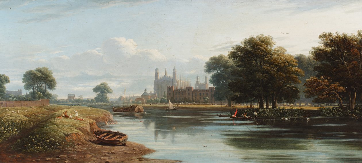 Eton von der Themse aus von John Varley