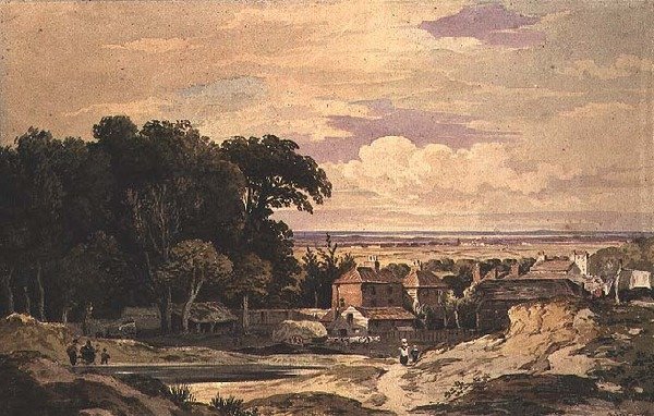 Frognal, Hampstead, ca. 1825 von John Varley