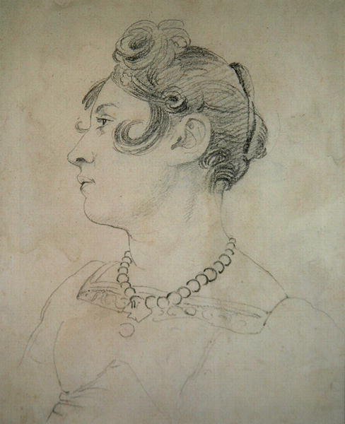 Porträt von Matilda Lowry von John Varley