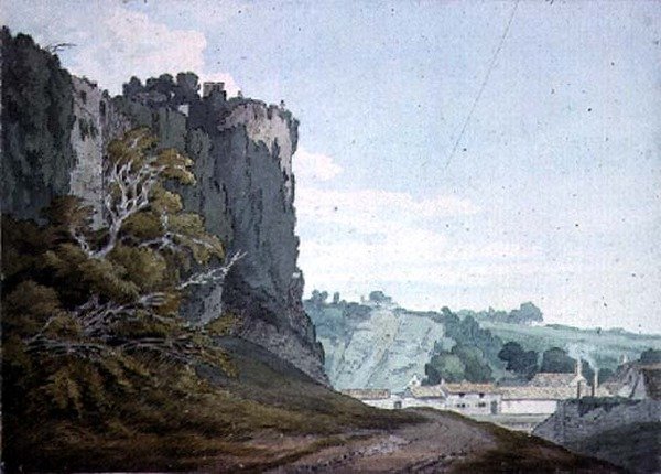 Teil von Chepstow Castle, Monmouthshire von John White Abbott