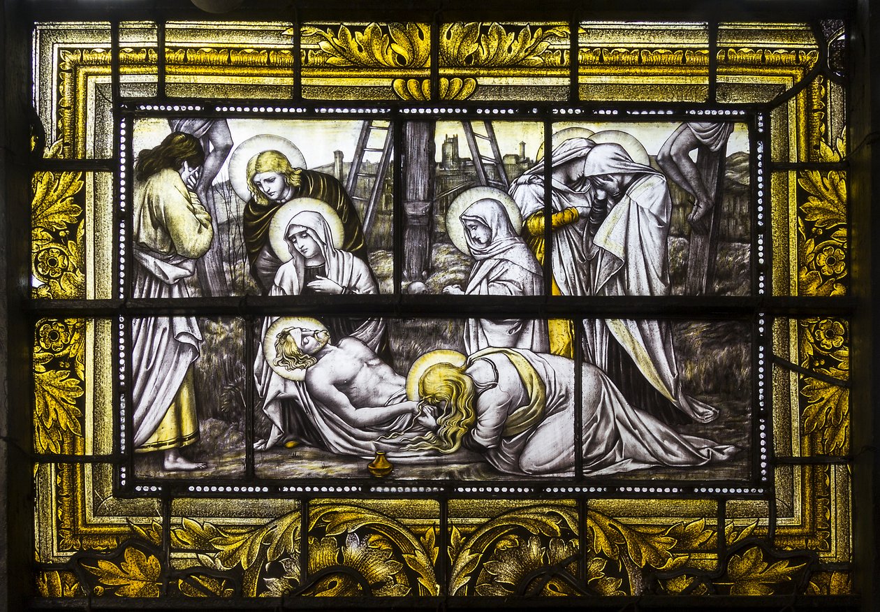 Oxford, Trinity College, Die Kreuzabnahme, 1885 von John William Brown