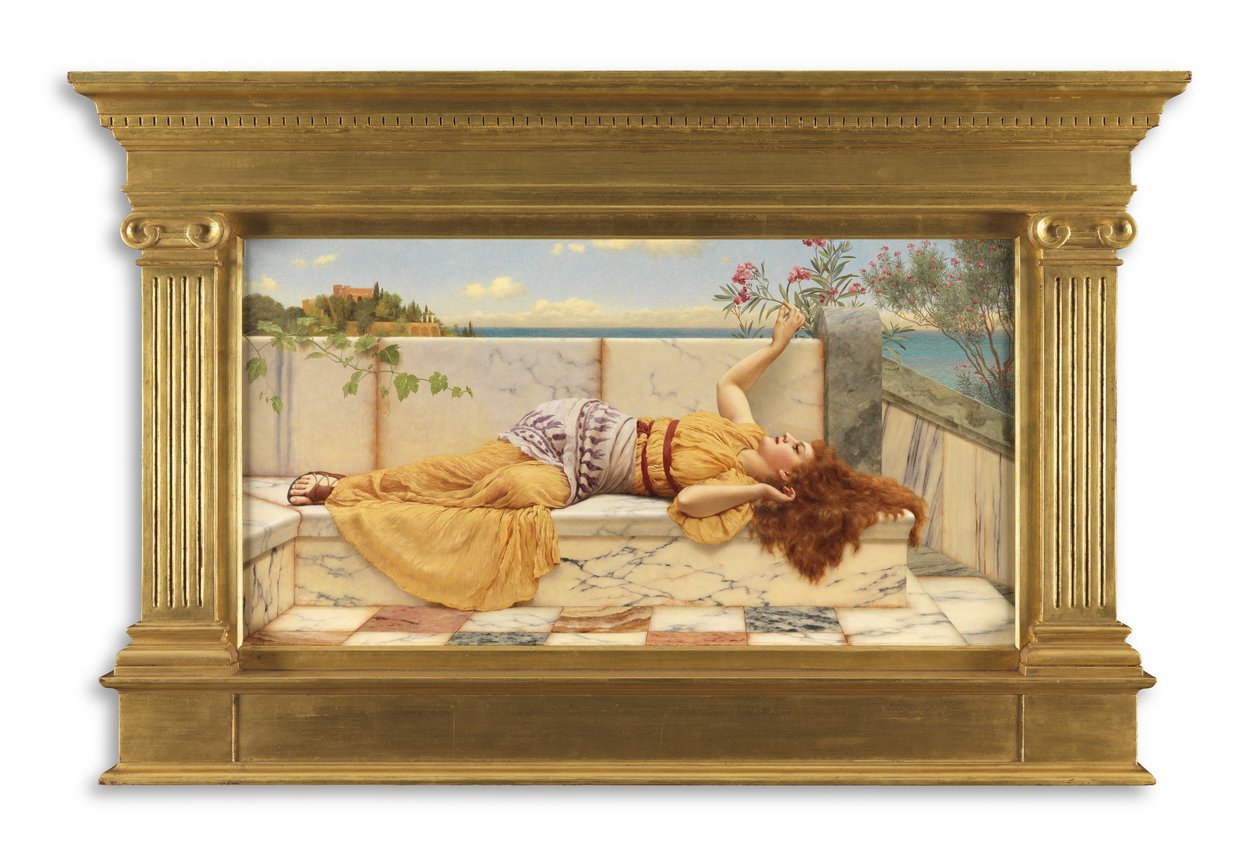 Ein glückliches Erwachen, 1903 von John William Godward