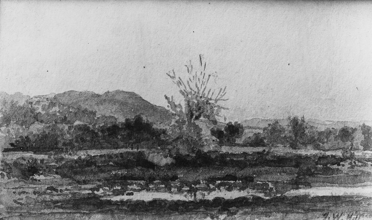 Drei Ansichten, Nr. 3: Mount Carmel, nahe New Haven, Connecticut von John William Hill