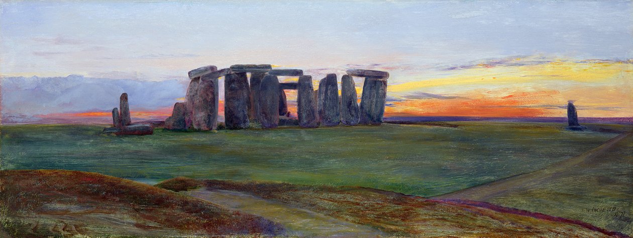Stonehenge von John William Inchbold