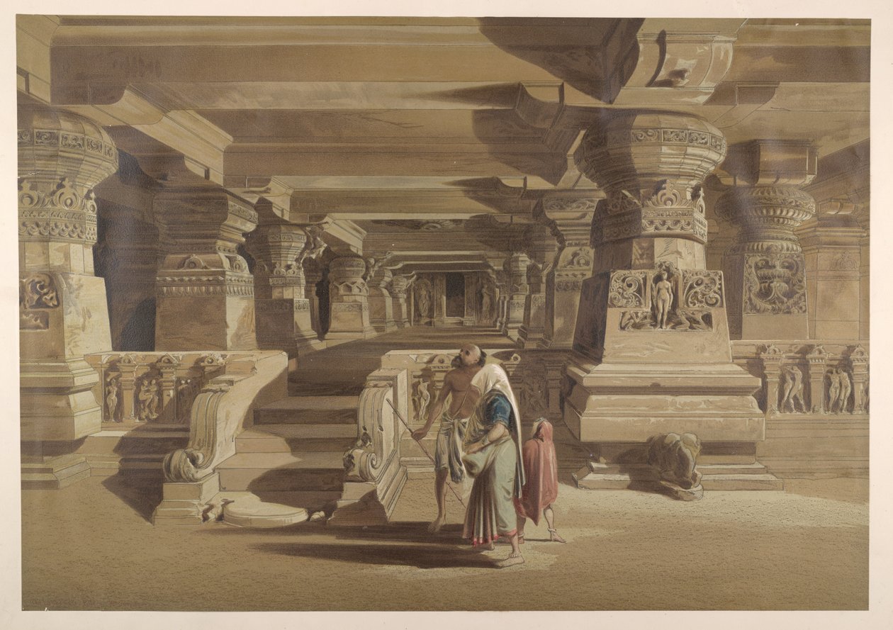 Die Lanka-Höhle von Ellora von John William Kaye