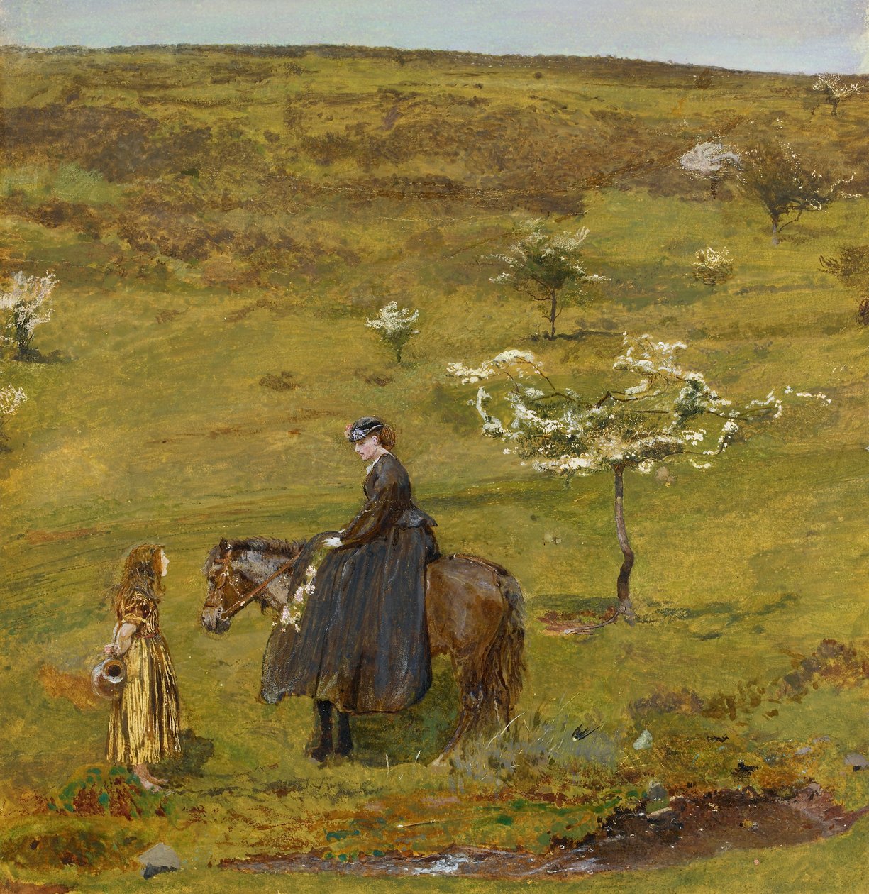 Mai auf dem Hügel, spätes 19. Jahrhundert von John William North