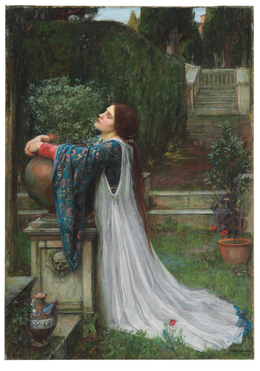 Isabella und der Basilikumtopf von John William Waterhouse