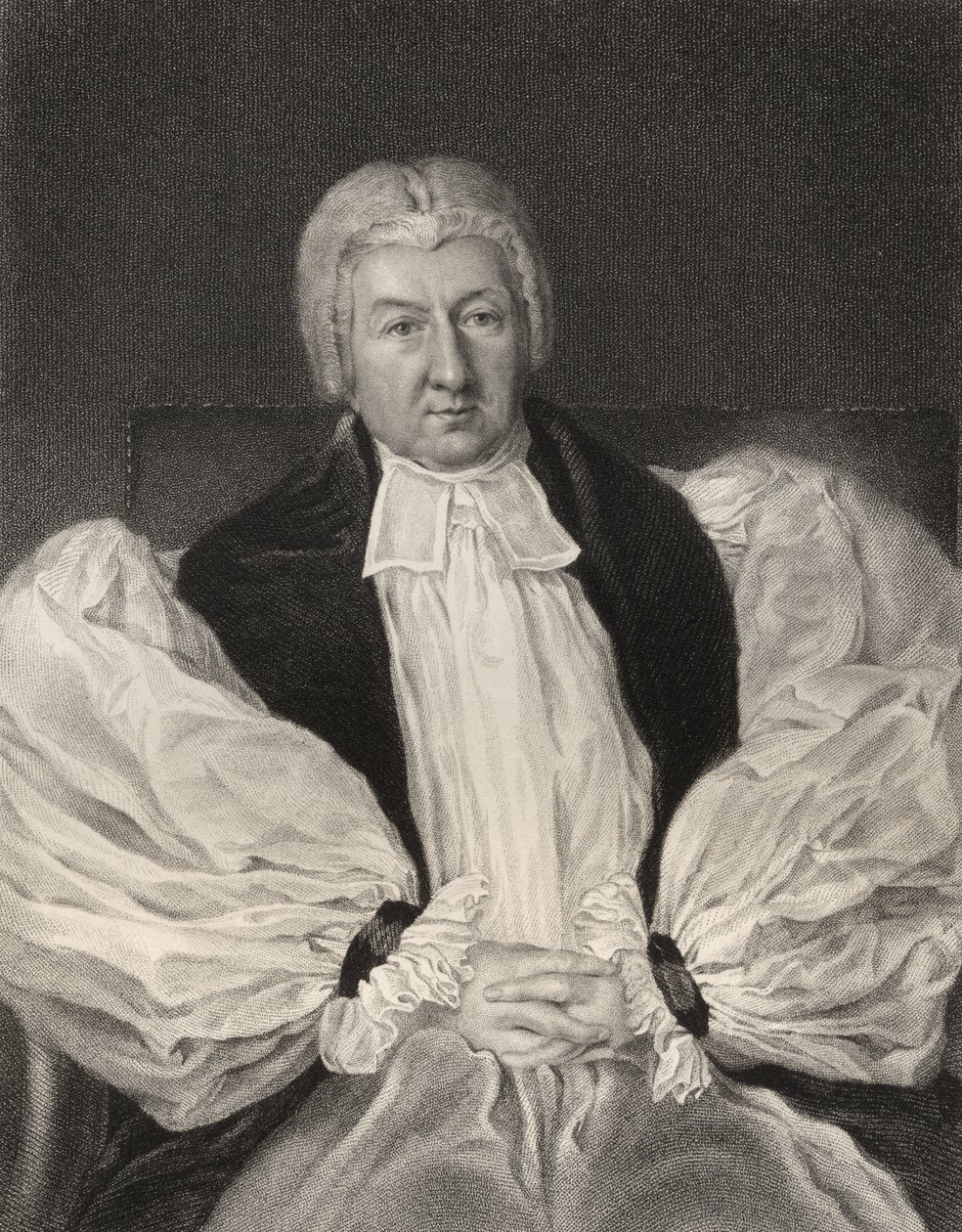 Herbert Marsh, Lord Bischof von Peterborough, graviert von John Cochran, aus 