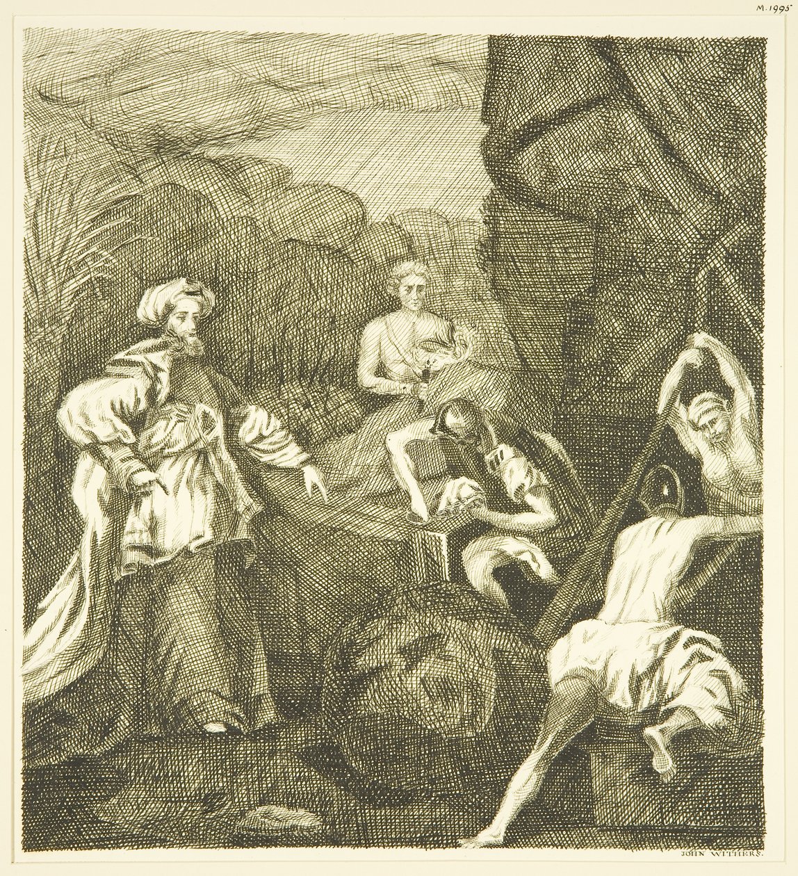 Hogarths Altarbild - Versiegelung des Grabes von John Withers