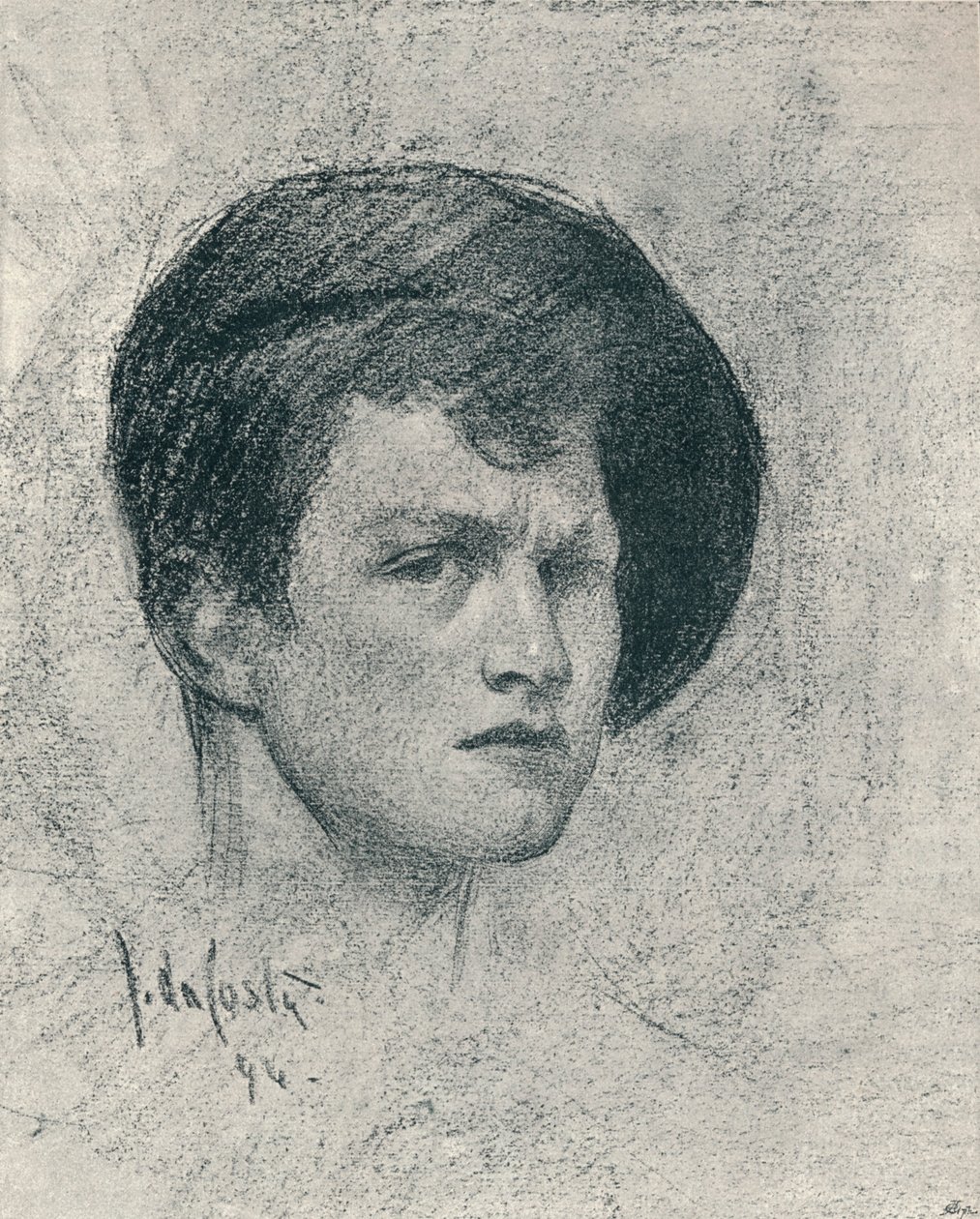 Ein Selbstporträt von John da Costa, um 1895 von John da Costa